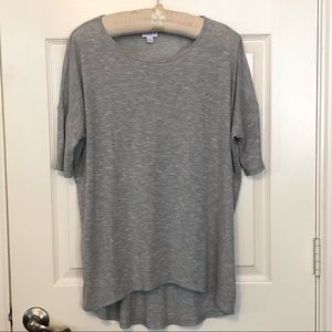 Lularoe Perfet T Heather Grey Small